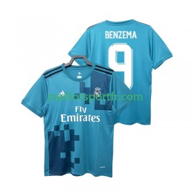 Maillot de Foot Real Madrid BENZEMA 9 2017 Retro Troisieme 2018